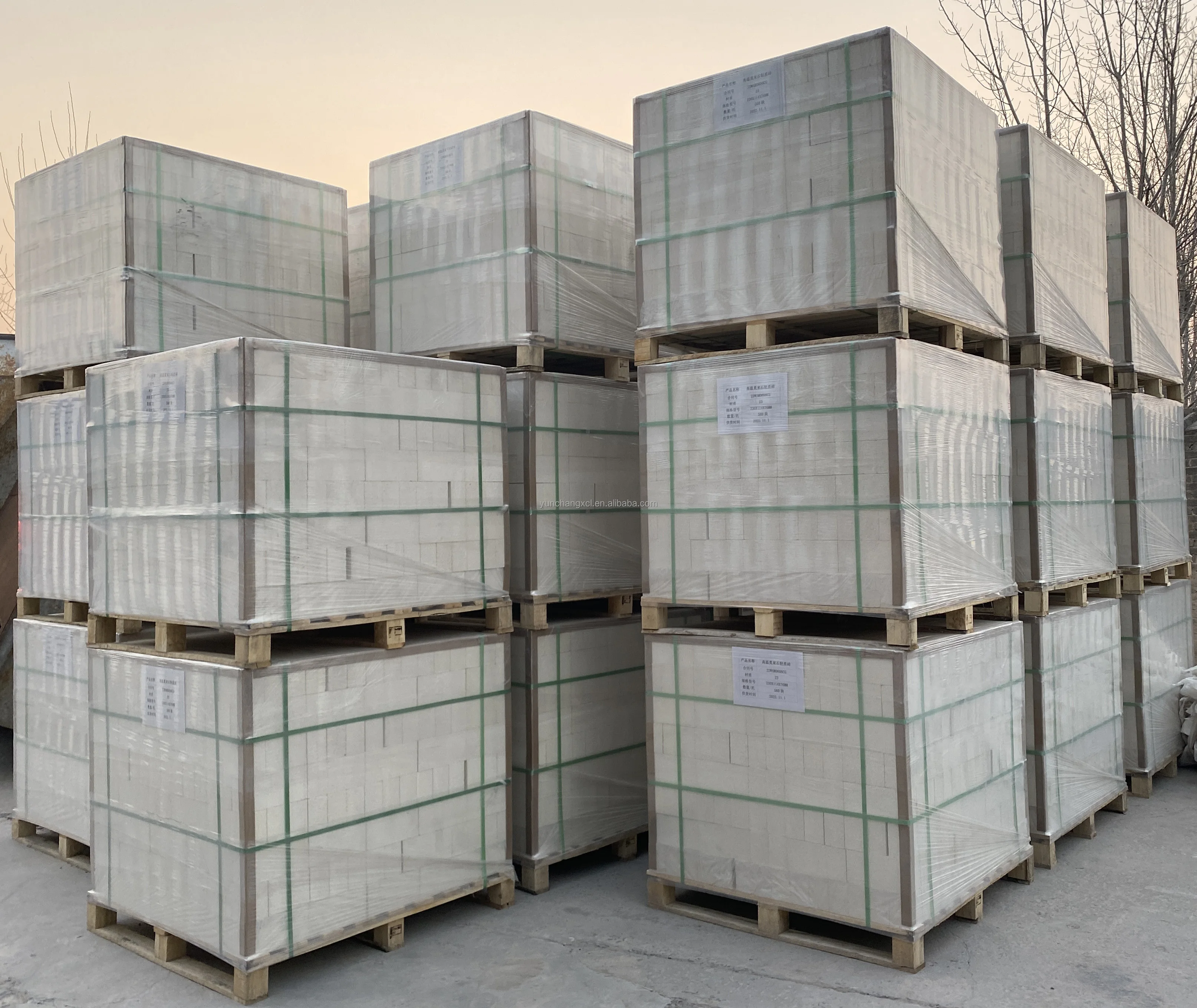 Jm23 white lightweight mullite insulation brick for glass cellars