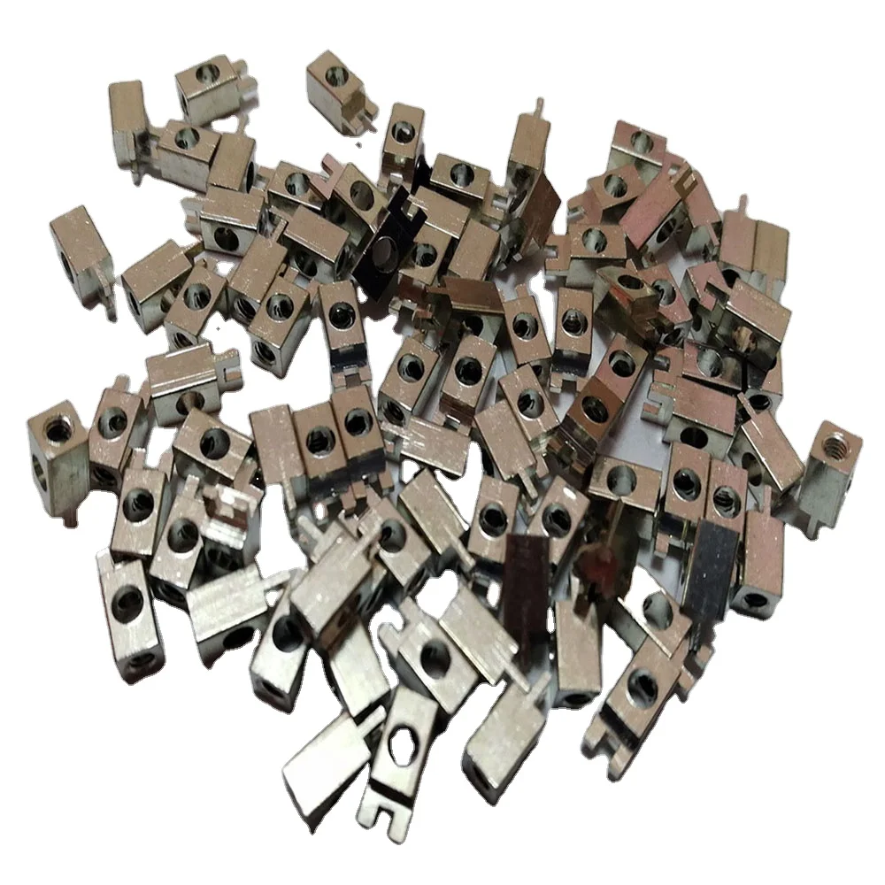 Electrical plug connector brass with tinned terminal