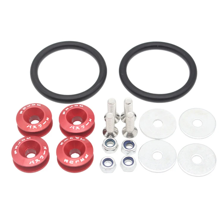 Wholesale car front and rear bumper reinforcement washers auto fastener aluminum fastener kit