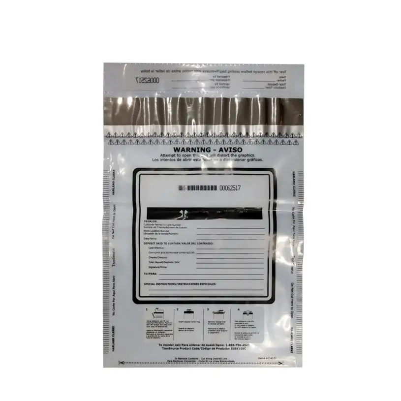 Direct Factory Sale Custom Anti-Counterfeiting Side Gusset Bag Professional Security Bag with Anti-Tampering Features