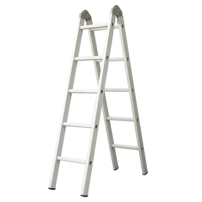 Factory customizable portable multi-purpose safety folding ladder aluminum ladder A-type ladder