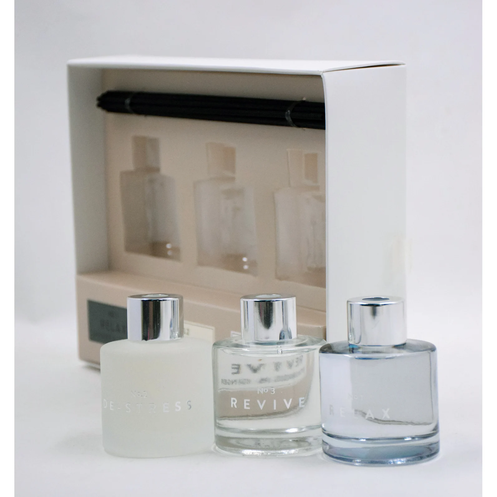 New 3*50ml fragrance reed diffuser set glass bottle perfume oil fragrance in stock