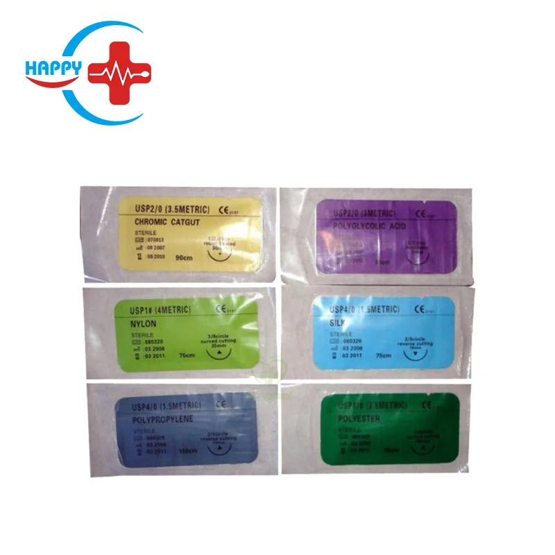 
HC-K041 Cheap price medical disposable sterile surgical sutures 