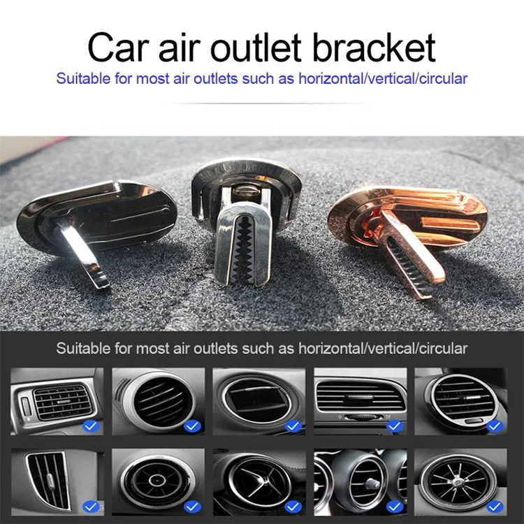 360 Rotation Air Vent Holder Car Mobile Phone Metal Stand Holder.jpg
