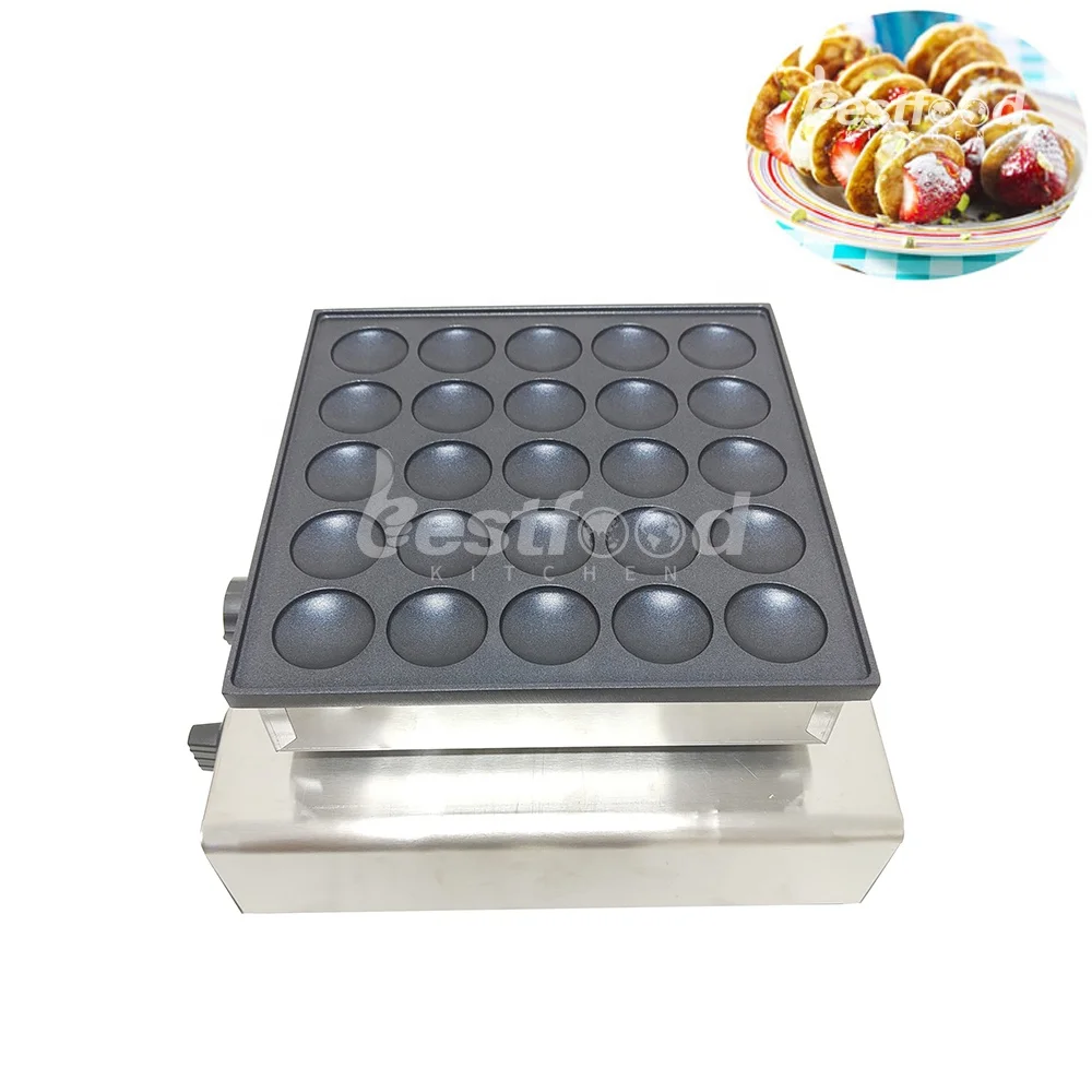 110V/220V Square Poffertjes Maker/ Holland Pancakes/ Nonstick Poffertjes Baking Machine