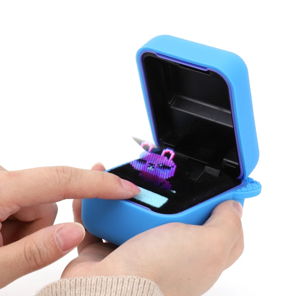 Silicone Carrying Case for Bitzee Interactive Toy Digital Pet Game Console Storage Bag Shockproof Protective Cover Storage Bag