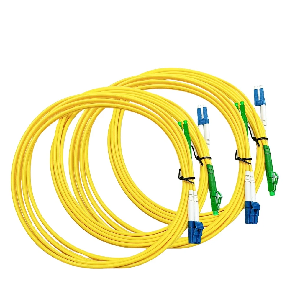 Single-Mode Optical Fiber Jumper LC-APC/UPC Duplex 1/2/3/5m 3.0/2.0mm Dual Core SC Connector for FTTH Fiber Optic Use