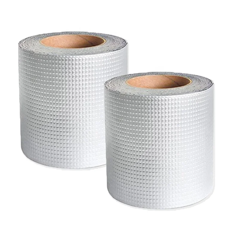 Waterproof self adhesive butyl rubber tape super sticky aluminum foil butyl tape