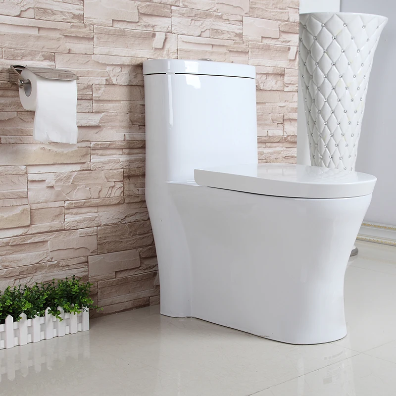 Professional Safety Bathroom Siphonic Modern Comfortable WC Sanitary Ware Machinery One Piece Ceramic Toilet