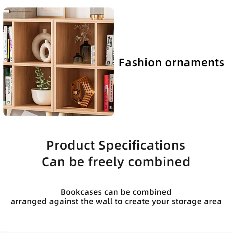 Bookcase wooden bookshelf modern luxury bookshelf plywood bookcase mdf bookcase