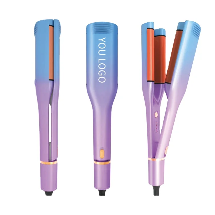 Mengyu LCD Hair Curler Round 10MM Super Thin Rose Gold Titanium Crimper Hair Waver Automatic Hair Curling Iron