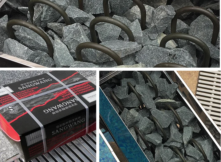 Good Price Durable A grade traditional steam sauna room sauna rocks sauna stone for sale