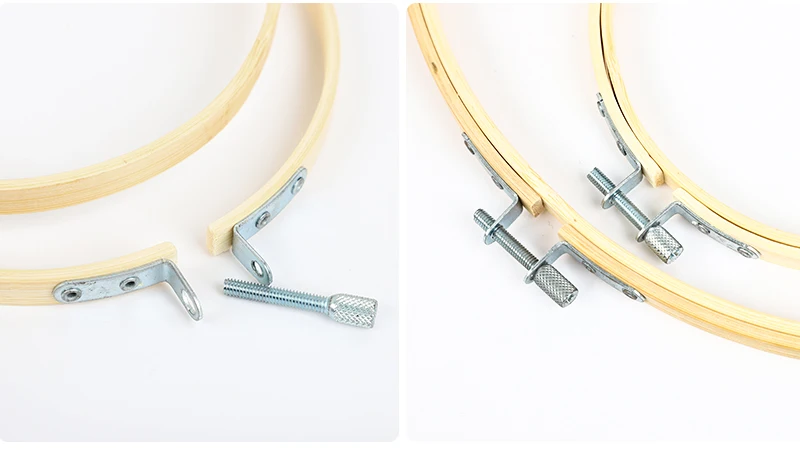 Оптовая продажа экологически чистых бамбуковых обручей ручной вышивки крестиком, woden обручи, рамы, обручи ручной работы