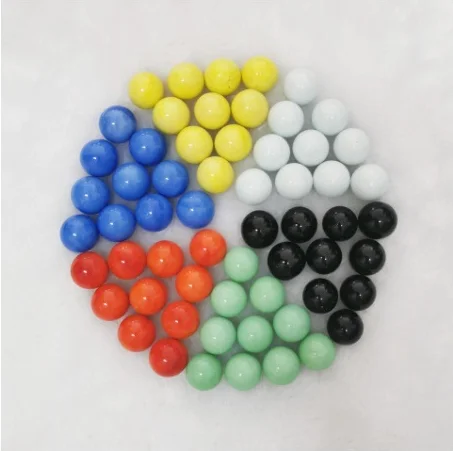 white black red yellow blue green glass marble balls for game