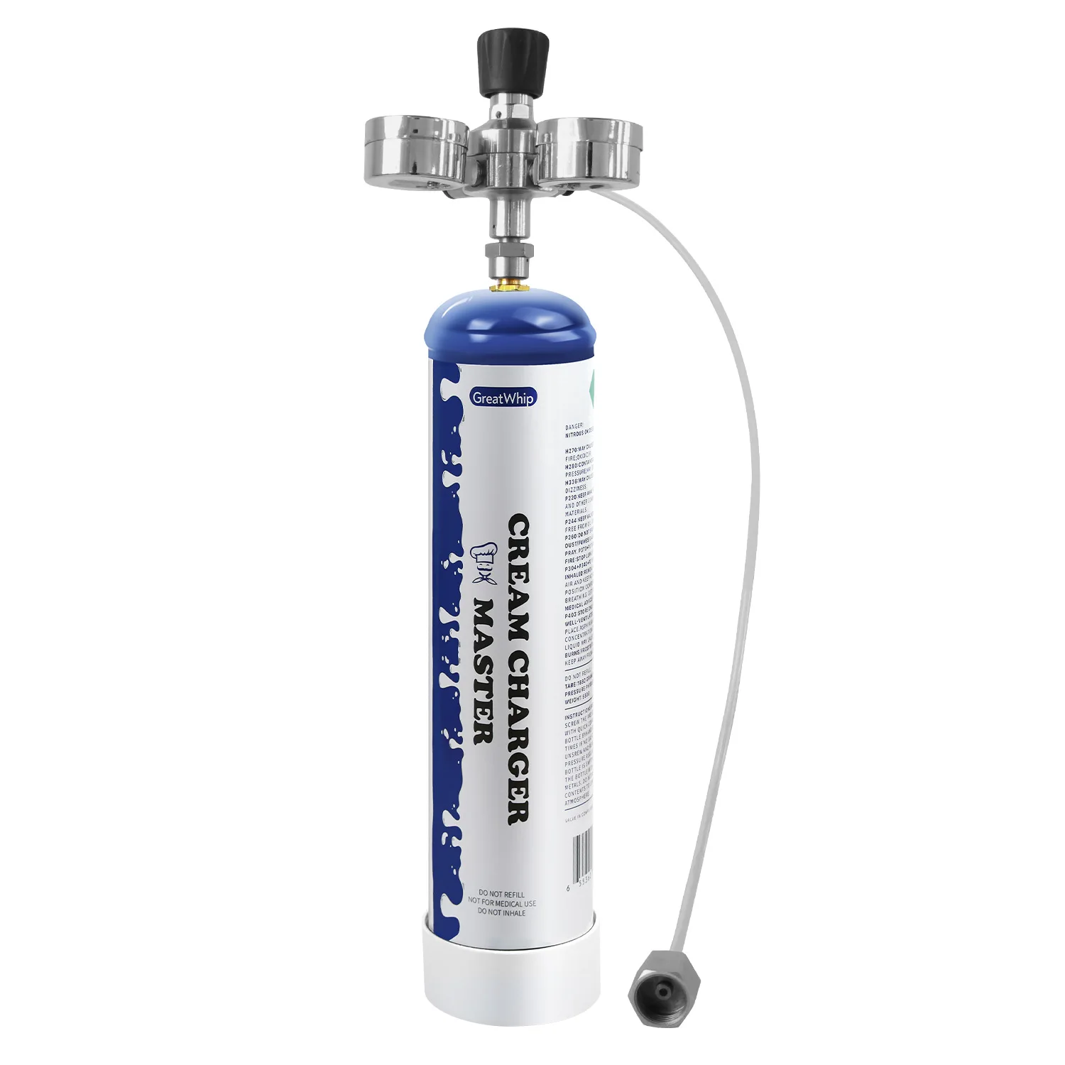 Greatwhip 580g n2o gaz laughing gas 580g cream charger nitrous oxide n2o cream chargers