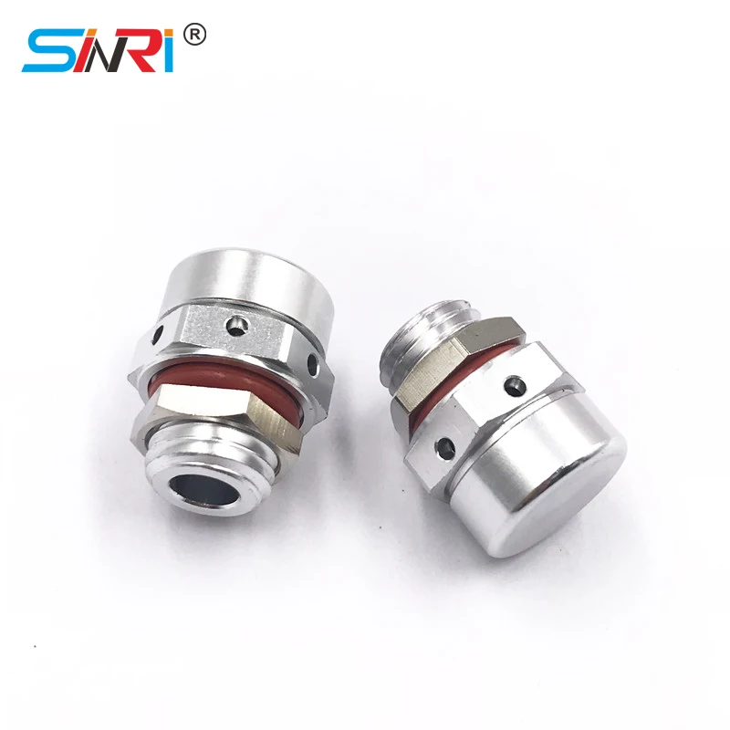 SINRI M12 Metal IP67 Quick Waterproof Pressure Release Valve Explosion Proof Battery Lid Vent Plug For Battery Packs Protection