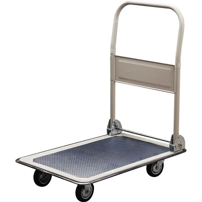 Push Cart Dolly Foldable Rolling with 360 Degree Swivel Wheels for Home or Office Use Garden Garage Moving Platform Hand Truck