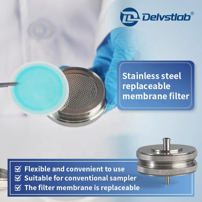 China  Reusable lab use male luer slip tip female luer lock 13mm 25mm 50mm stainless steel Filter Holder