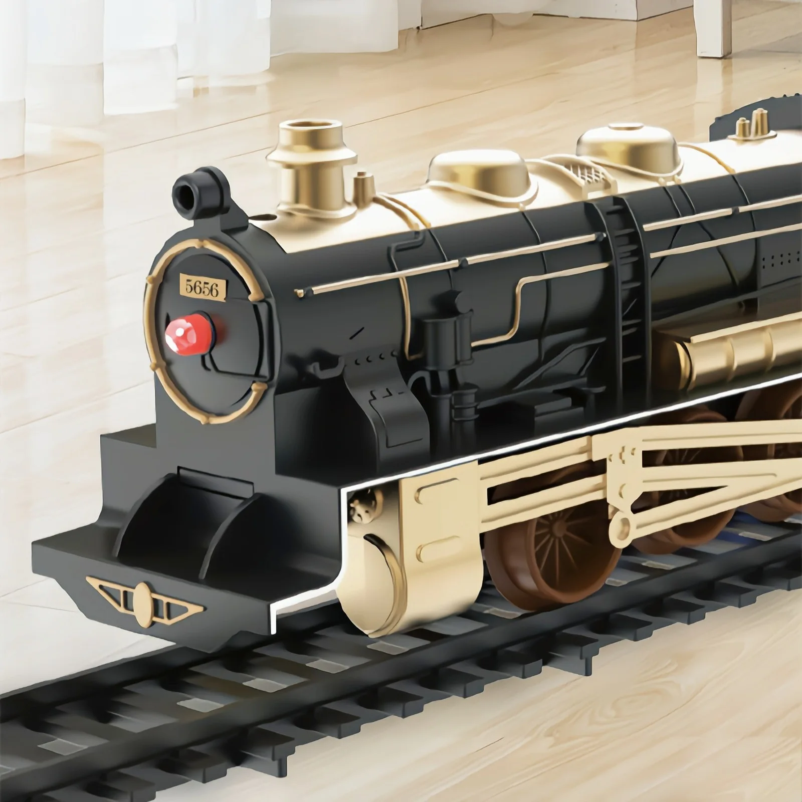 Battery Operated Classical Railway Musical Light Trace Track Toy Car Diy Christmas Train For Holiday Gifts