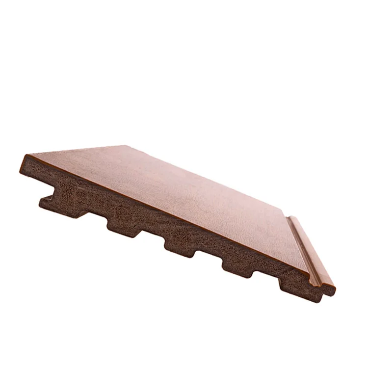 Environmental Friendly Solid inclined cladding panel pvc/wpc