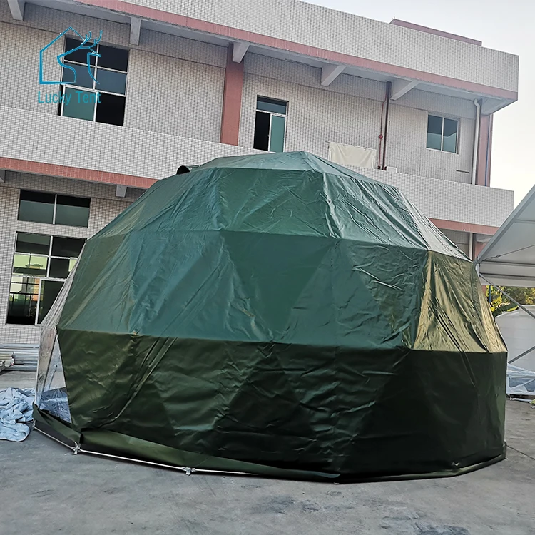 100 seater tent event party wedding outdoor tents trade show reception dome tent with double open glass door