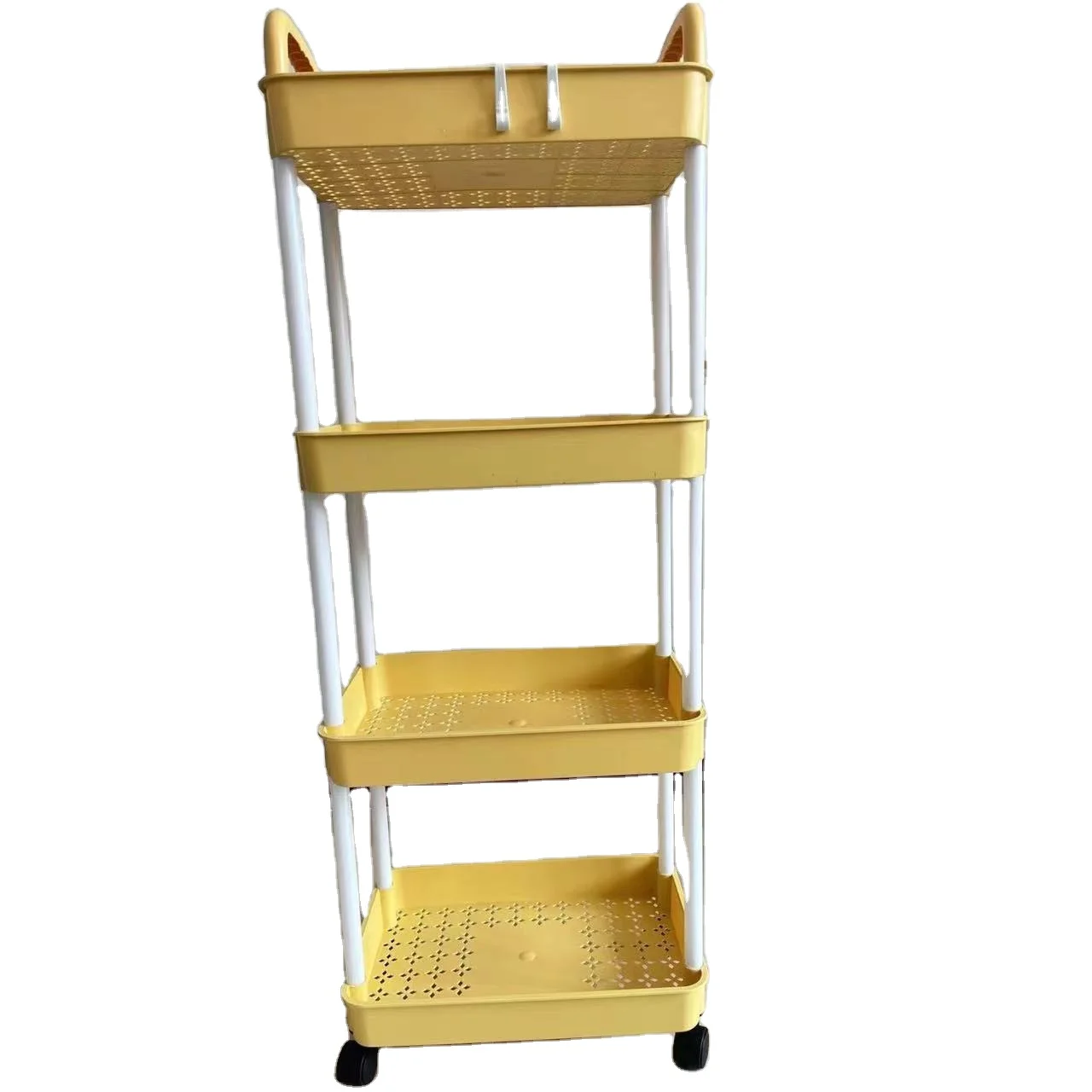 Trolley shelving Floor-to-ceiling kitchen Bathroom Mobile snack toilet Multi-storey bedroom bedside storage shelf