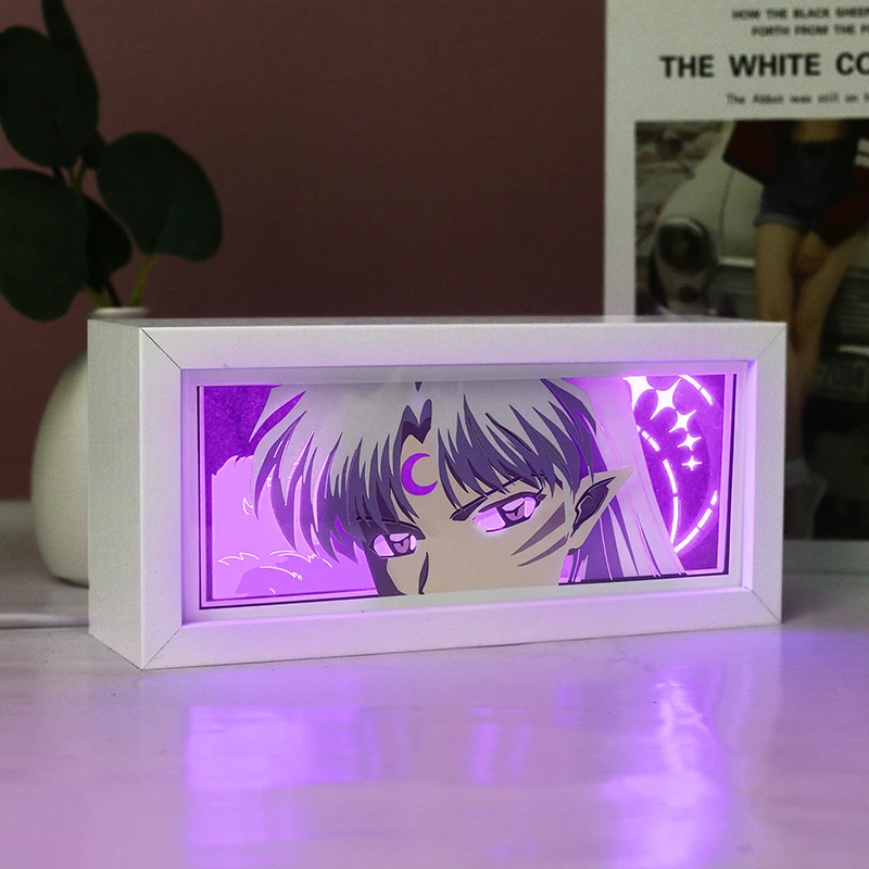 Newest Design 3D Lenticular Sheet Anime Figure Poster Light Box Custom Patterns Led Light Box Framed Poster