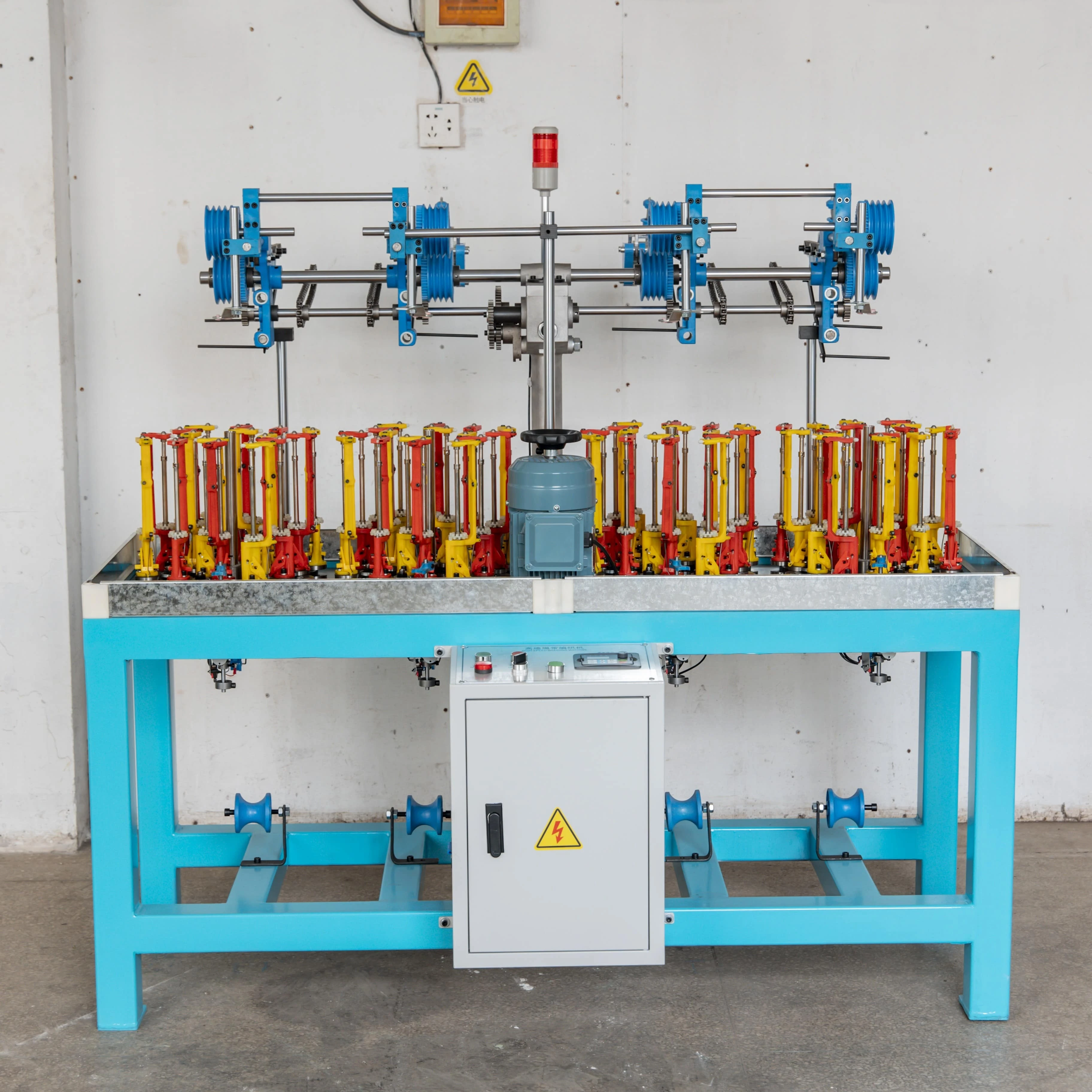 Braid Knitting Machine Easy Operation Rope Knitting Making Maker Weaving Braiding Machine