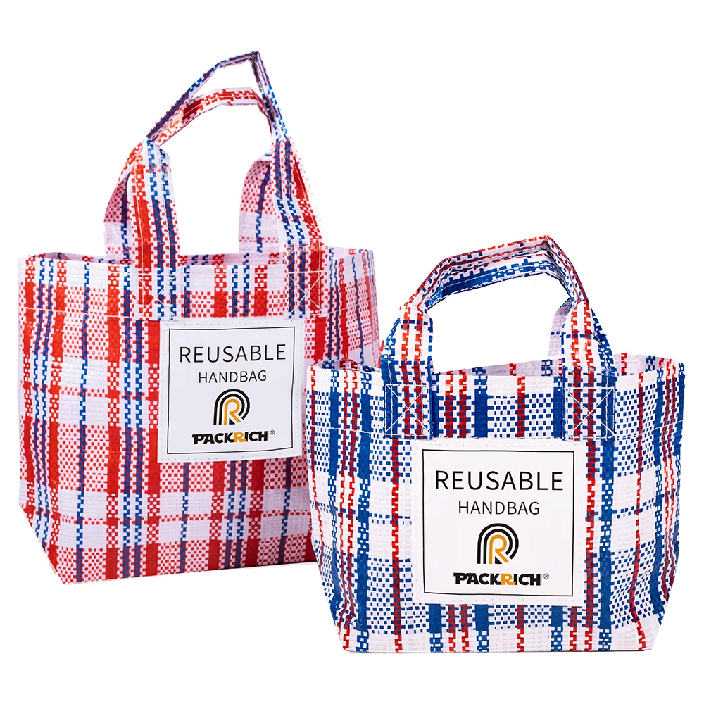 Laminated Recycle Grocery Laminated Recyclable Reusable Shopping Non Fabric Bags Pp Woven Bag