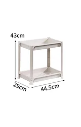 2 Tiers Kitchen Shelf High Quality Kitchen Storage Rack Metal Wire Shelf