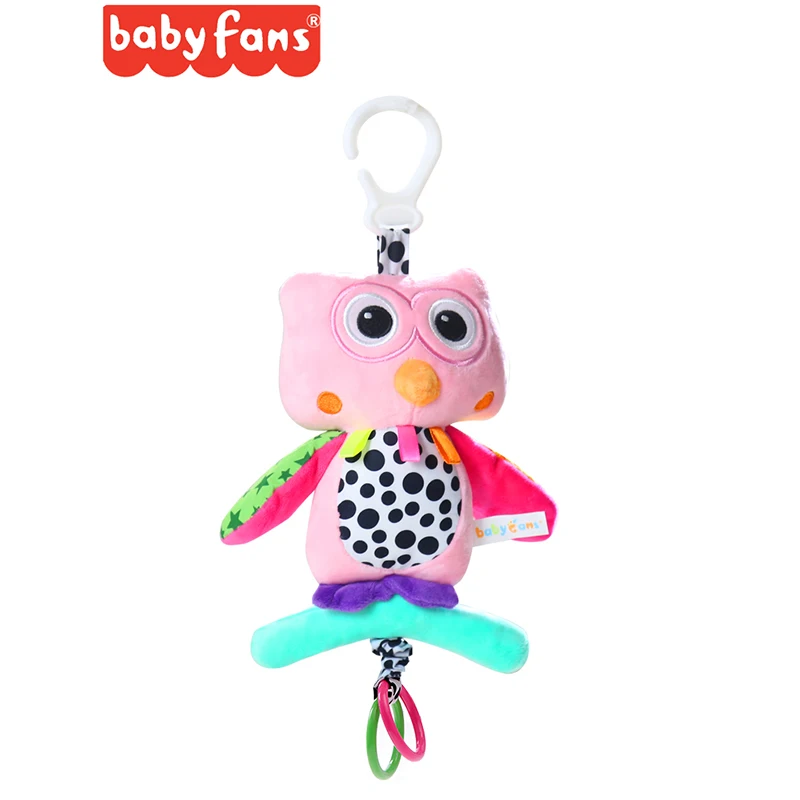 baby toys Educational Children Plush Toys Pink Owl Music  Baby Plush Toys without battery