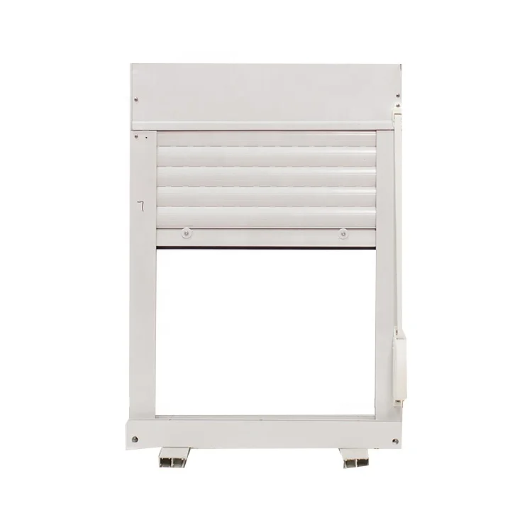 High Quality Pure White Aluminium Hurricane Roller Shutter 6063 Aluminio Security Material Aluminum Alloy Window Roller Shutter