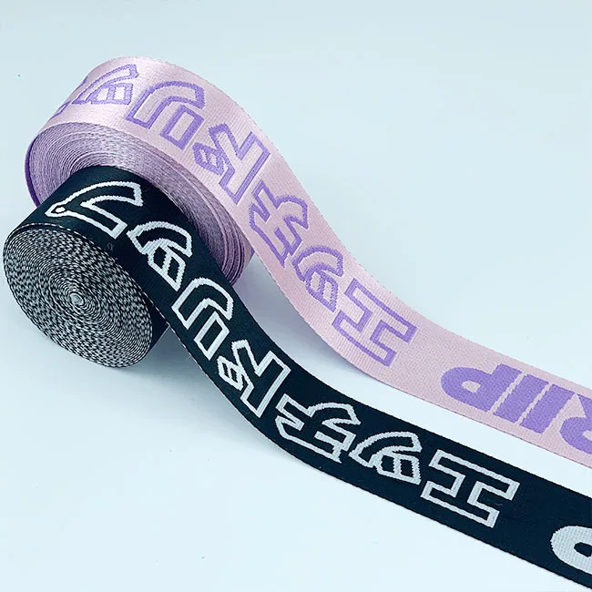 35MM Wholesale Custom Jacquard Woven Nylon Web Waist Belts Tape For Bag Straps