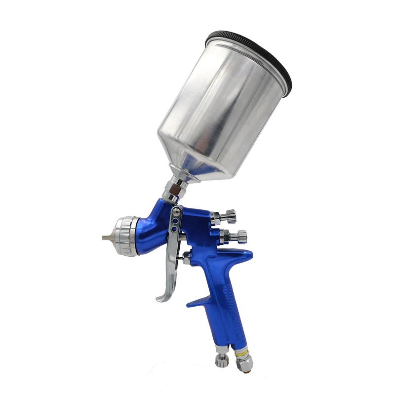 Mini sprayable pneumatic paint spray spray gun with Metal Swivel Cup for Air compressor