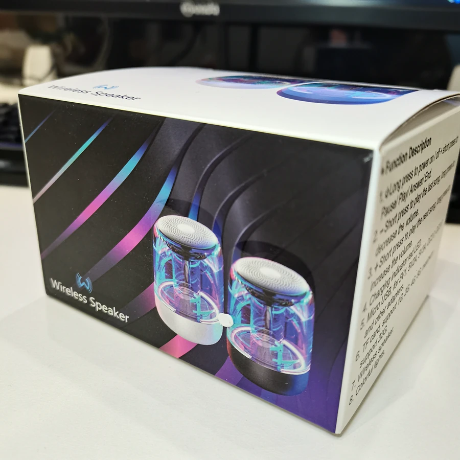 
Innoliance C7 Led Light Mini Audio Player Sound Box Wifi Bt Cute Speker Waterproof Subwoofer Portable Wireless Blutooth Speakers 