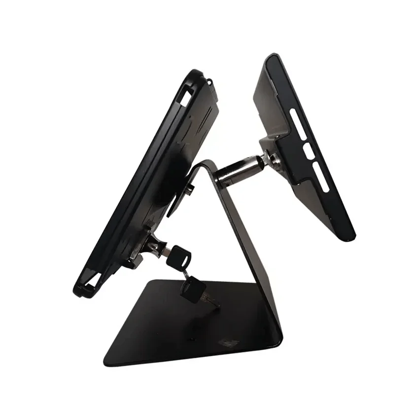 FRF Outlet Table Double Devices Combination Stand for 9.7' iPad Customize POS Pay Cover Stander Cases