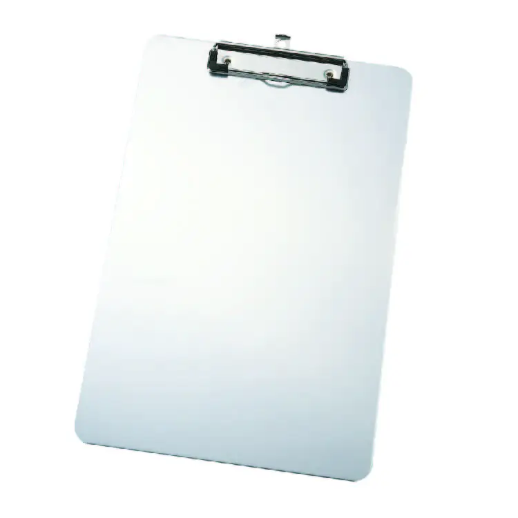 Convenient to carry Eco-friendly The metal clip A4 Size Plastic Clipboard