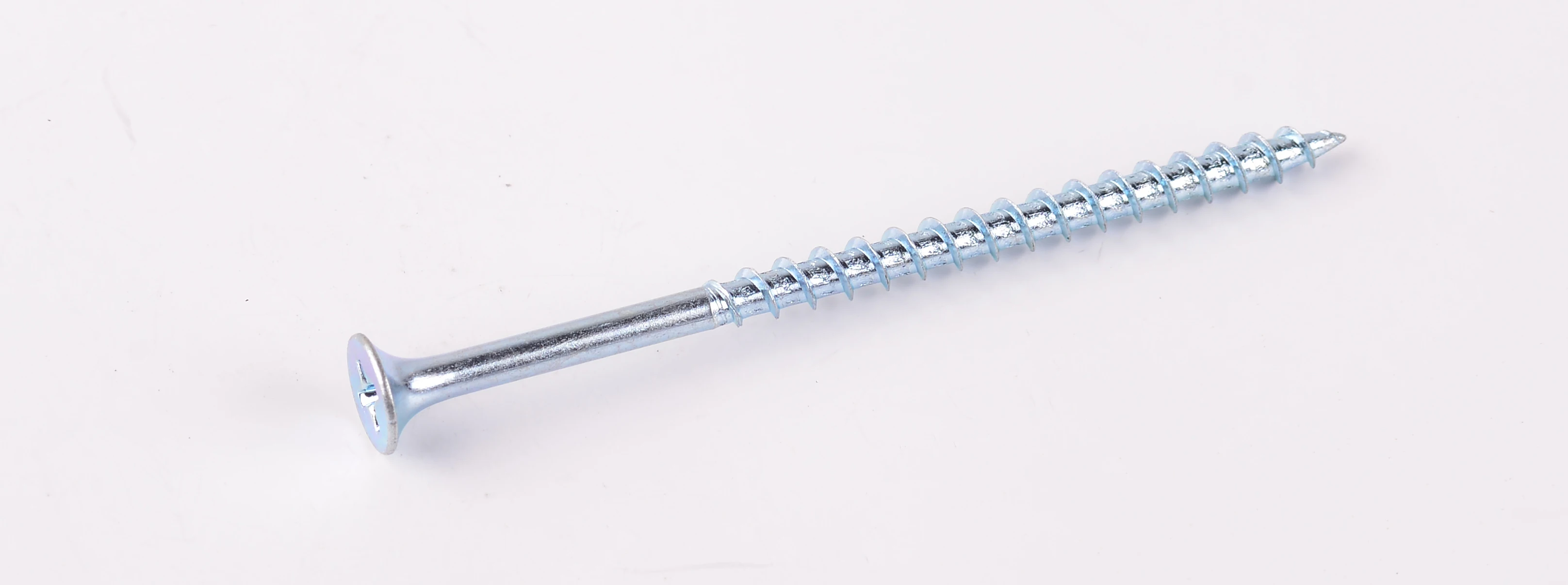 4.2 x 100mm Box 100 Blue White Zinc Plated Fine Thread Drywall Screw with Phillips Bugle Head