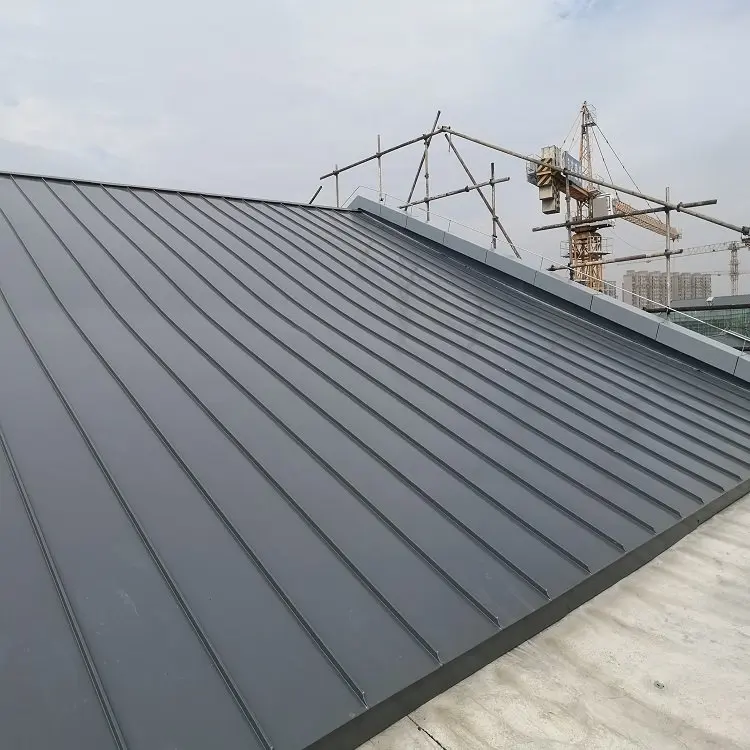 Chinese Supply High Performance 0.8mm YX25-400 Aluminium magnesium manganese alloy Corrugated Roofing Metal Sheets