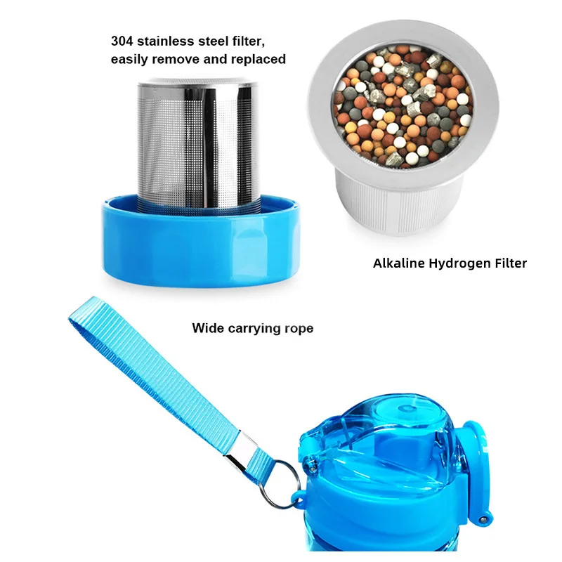 Cheaper Portable Health Boosting Waterionizer Generator with SPE PEM Technology Hydrogen Water Bottle Health Cup for Home Travel