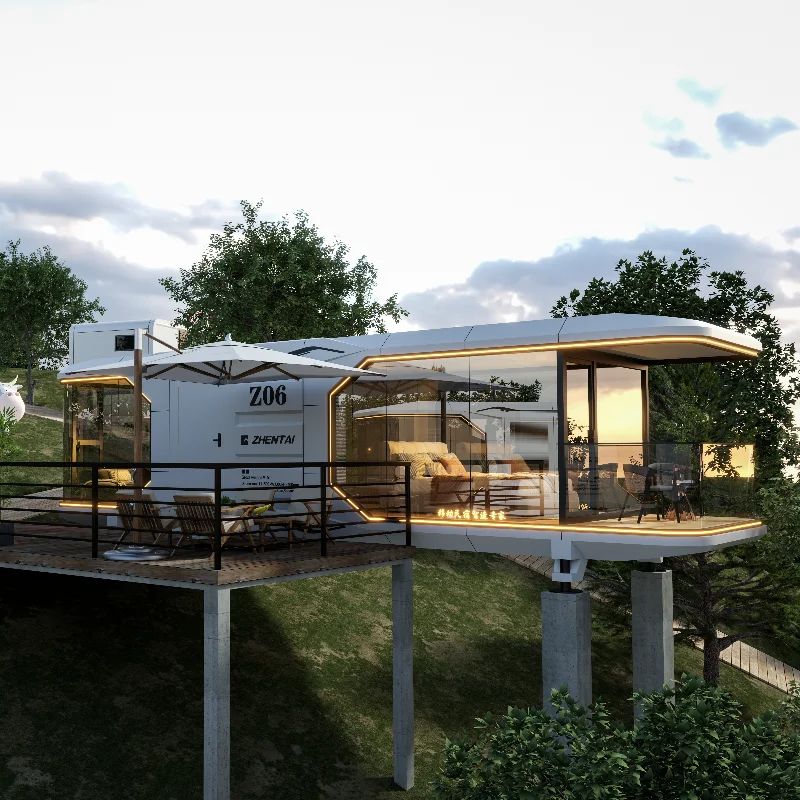 Zent Module Prefab Outdoor Resort Houses Eco Houses for Sale Capsule House Commercial Space
