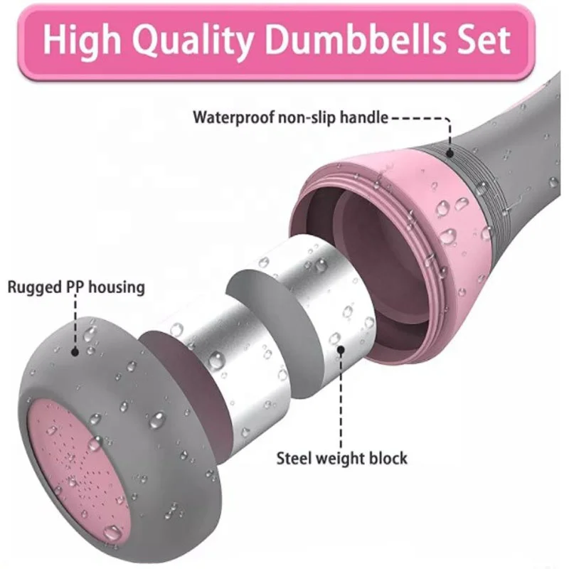 Factory price Colorful Mini Yoga Fitness Equipment weight Adjustable Fitness Dumbbells non slip portable Dumbbells Women