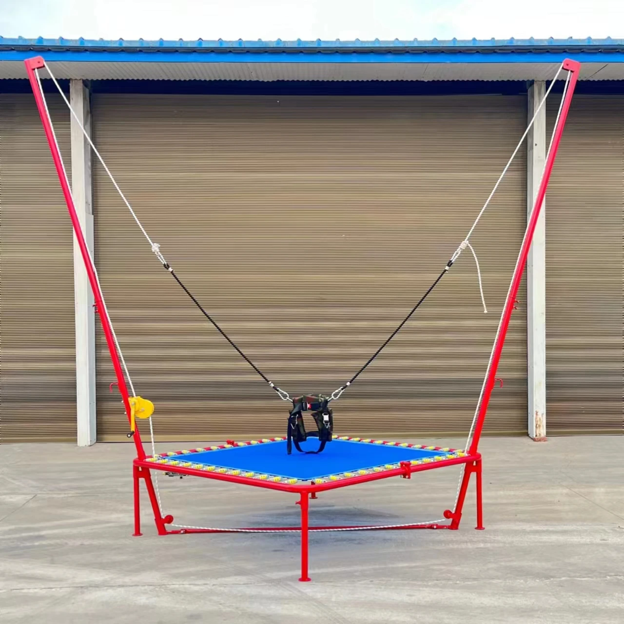 Chinese Manufacturer Outdoor / Indoor Adults Bungee Trampoline Fitness Bed For Sale