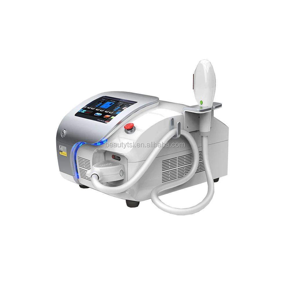 Two Handpiece Professional ipl hair removal device opt machine price 1 or 2 handle UK xenon lamp ipl rf laser hair removal ipl