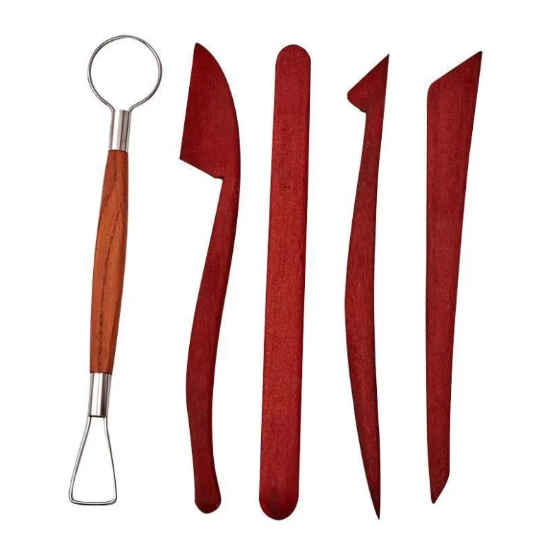 12 PCS/Set Clay Cutter Wooden Sculpture Tool Sculpting polymer Tool clay Tools Pottery