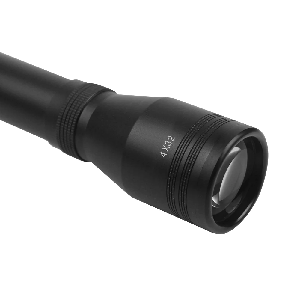 4X32 Scope One Tube Glass Double Crosshair Reticle Optical Sight Hunting Scope
