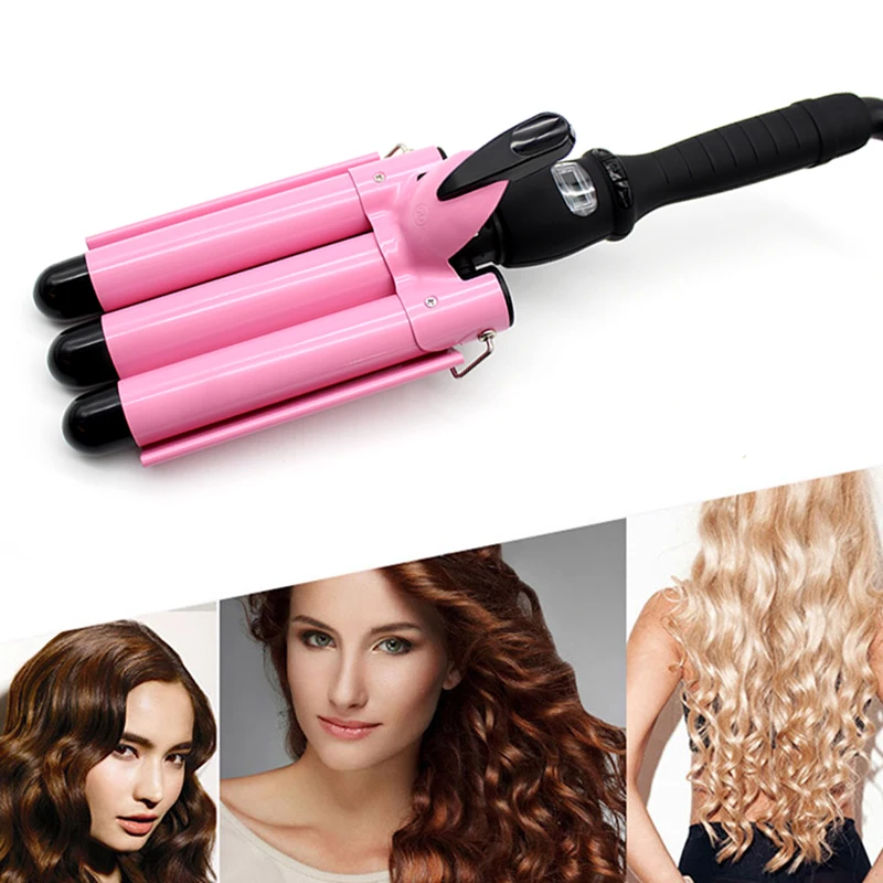 Top Styling Tool MINI Curling Iron Ceramic Triple, Equipment Hair Salon Woman Hair Tool MINI Curling Iron Hair Curler