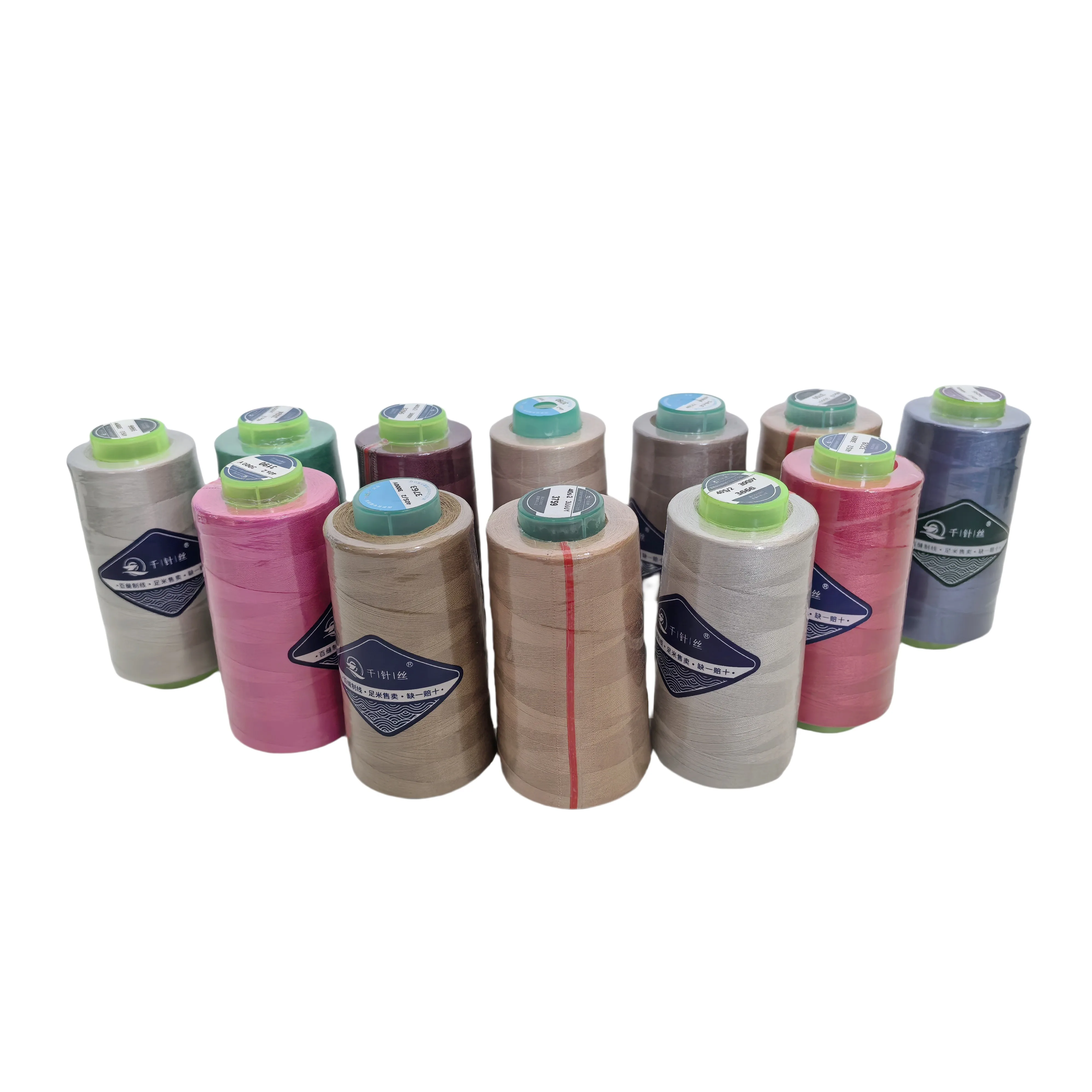3000 Yards Hilos De Coser Spun Polyester Sewing Yarn Thread 40/2 Polyester Sewing Threads