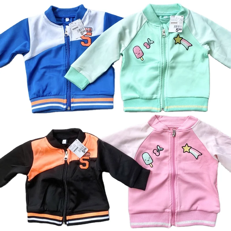 
Low price sale lots of mixed baby coat baby girl zipper coat and jackets 