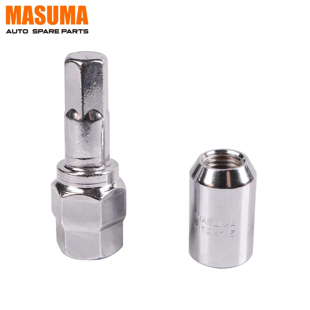 MLS-019 MASUMA гайка колеса M 12x1 5 (R) для шестигранный адаптер Инструменты ремонта автомобилей нержавеющая сталь отрегулировать болт